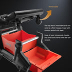 SPTA Automotive Mobile Rolling Mechanics Stool - Image 4