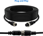 50FT Car 4-Pin Aviation Video Extension Cable，15m Car Video Extension Cable - Image 6