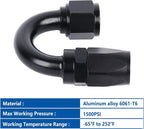 LokoCar 10AN Hose End Fitting 180 Degree Swivel - Image 3
