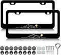 Moon Mountain License Plate Frames by Unknown