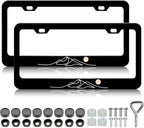 Moon Mountain License Plate Frames by Unknown