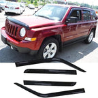 94359 Side Window Wind Deflector, Dark Smoke Window Visor fit by STARTSHIP