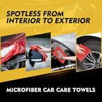HOMEXCEL Red Microfiber Cleaning Cloth 12 Pack, 12.5 x 12.5 inch Microfiber - Image 5