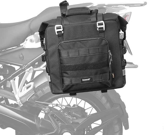Rhinowalk Motorcycle Saddle Bag Waterproof Motor Pannier Bag Luggage Pack Quick by Rhinowalk