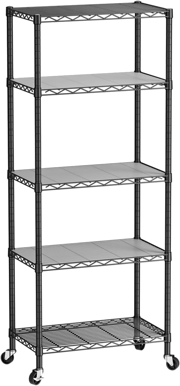 SINGAYE 5 Garage Heavy Duty Shelving Unit Kitchen Pantry Close Home Organizers - Image 9