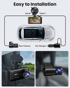 Dash Cam Front and Rear 4K/1080P, Dash Camera - Image 7