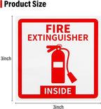 Madrigal Fire Extinguisher Inside Sticker Sign, Weatherproof & UV Protected - Image 2