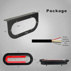 Agrieyes Trailer Lights with Bracket, Oval LED Trailer Lights with Sequential - Image 6