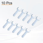 HARFINGTON 10pcs Small Wrench 22x70x2mm Metric U-Shaped Single Open Ended - Image 3