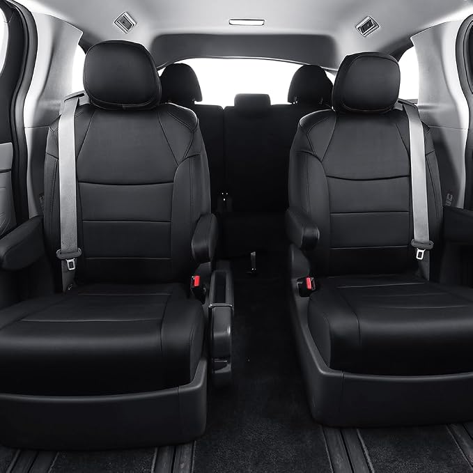 EKR Sienna Seat Covers for 2011-2020 Toyota Sienna L, 7 Seats, 2nd Row Captain - Image 6