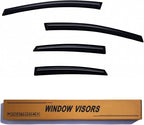 Window Visors Rain Guards fits 2010-2015 Prius, Out-Channel Window Wind - Image 2