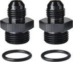 4AN Male Flare to 6AN ORB O-ring Boss Fuel Pump Rail Adapter Fitting Aluminum by Podavelle