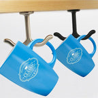 10 Pcs Zinc Alloy Ceiling Double Hook Cabinet Wardrobe Coat Towel Hat Hook - Image 4
