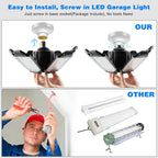 Garage Lights - 2Pack Super Bright 32000LM LED Garage Ceiling Light 6500K LED - Image 5