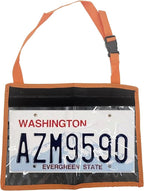 License Plate Holder with Hanging Strap, Test Drive Tag Bag, Dealer Plates - Image 4