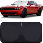 Windshield Sun Shade for 2015-2024 2025 Dodge Challenger Accessories Front by INSAUTO