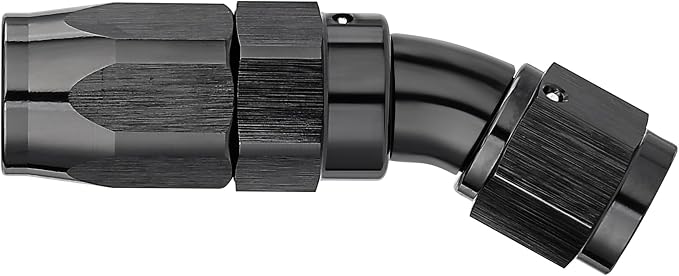 EVIL ENERGY 4AN 30 Degree One Piece Full Flow Hose End Fitting Swivel by EVILENERGY