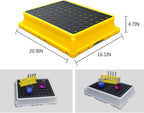 Drum Containment Spill Pallet, Industrial Nestable Oil Drums Leak-Proof Tray - Image 3