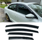 94985 Sunproof Waterproof Side Window Wind Deflector, Window Visor fit - Image 2