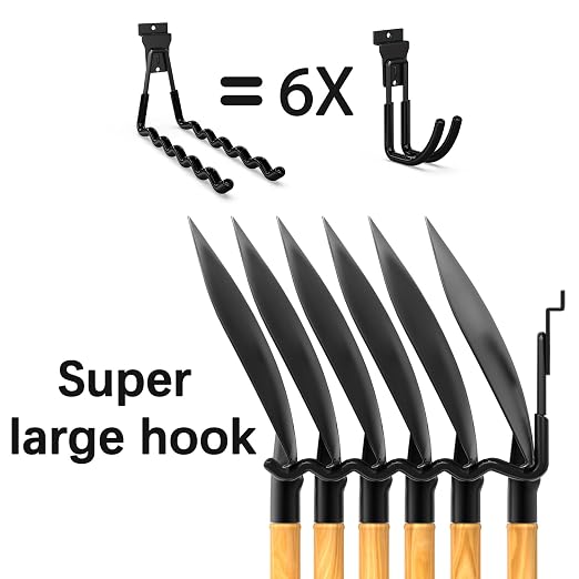 3-H Slatwall Accessories 18 Pack, Slatwall Hooks & Hangers Multi Sizes - Image 3