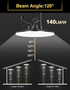 UFO LED High Bay Light, 150W/100W/80W Adjustable, 3000K/4000K/5000K Adjustable - Image 8