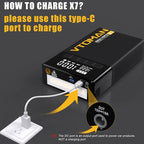 VTOMAN X7 Jump Starter with Air Compressor, 4250A Portable Car Jumper with - Image 5
