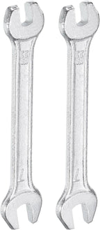 HARFINGTON 2pcs Double Open End Wrench 5.5mm x 7mm Metric 15 Degree Offset by HARFINGTON