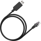Radar Detector Cord, USB to RJ11 Cable, RJ11 Plug Power Cable, by Plozoe