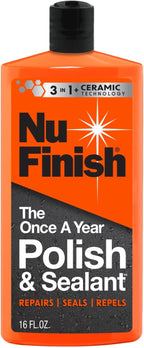 Nu Finish Once a Year Polish and Sealant, Car Polish and Paint Sealant by NuFinish
