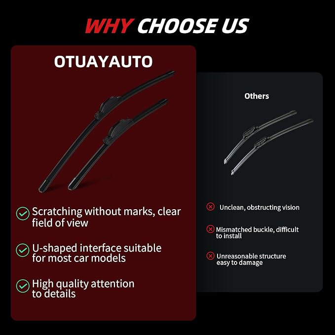 OTUAYAUTO Windshield Wiper Blades - Image 7