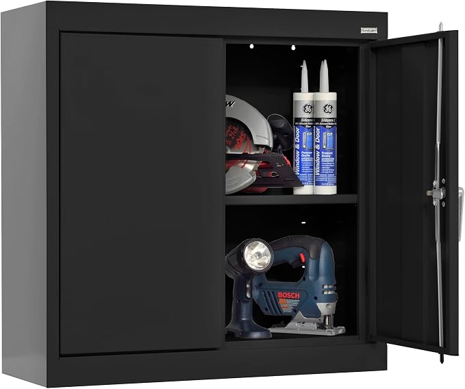 Sandusky Lee WA11301226-09 Wall-Mount Metal Storage Cabinet - Image 4
