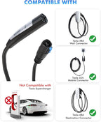 EV Charger Extension Cable for Tesla Charger, 50Amp 21ft Max 240V 12kW - Image 5