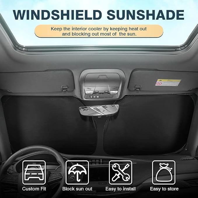 Cartist Windshield Sun Shade Compatible - Image 2