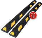 SmartSign Rubber Parking Curb, Heavy Duty Parking Stops - Image 8