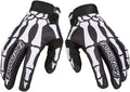 Skeleton Cool Motorcycle Bicycle Full Finger Off-Road Racing Gloves Outdoor by EXCEREY
