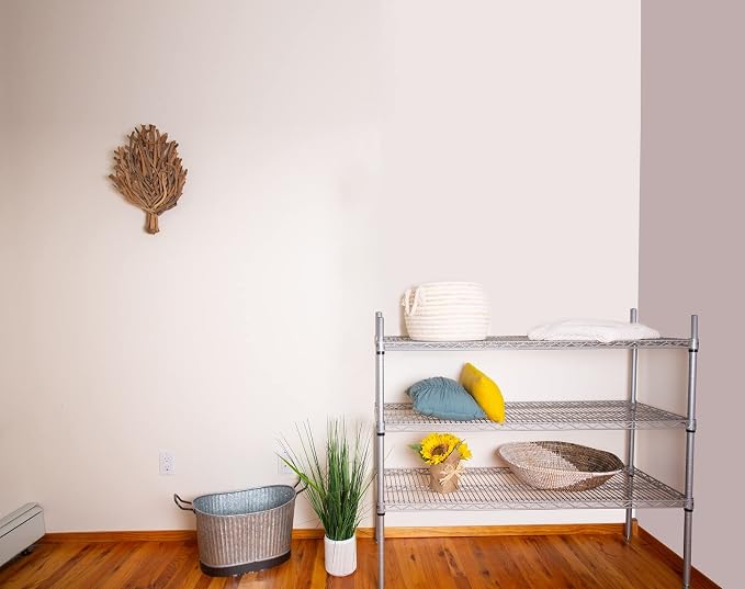Omega 14" Deep x 42" Wide x 80" High 3 Tier Gray Starter Shelving Unit - Image 2