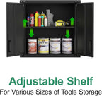 Metal Tool Cabinet, Garage Storage Cabinet System, Wall Cabinet & Locking - Image 3