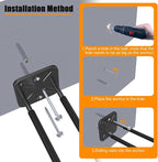 Garage Hooks, Heavy Duty Garage Hooks -12.4 Inch Wall Mount Hangers - Image 6