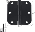 TDCHINGES 18 Pack Door Hinges 3.5 Inch Matte Black - Image 4