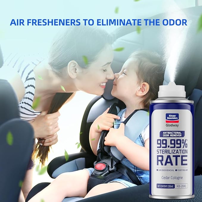 Glodway Whole Car Air Refresher, Odor Eliminator Remover Spray - Image 2