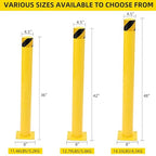 Safety Bollard 2 Packs, 48 Inch Height Steel Bollard Post - Image 7