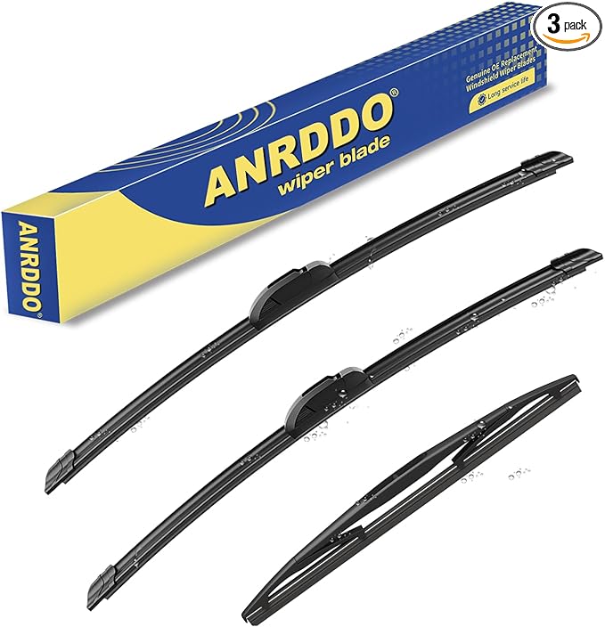 3 wipers Replacement For Mitsubishi Outlander Nissan Murano Infiniti QX50 Acura by ANRDDO