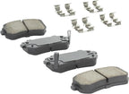 Premium Semi-Metallic Rear Brake Pads Compatible - Image 2