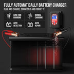 1.75-Amp Car Battery Charger, 6V and 12V Smart Fully Automatic Battery Charger - Image 4