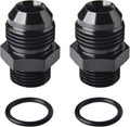 10AN Male Flare to 8AN ORB O-ring Boss Fuel Pump Rail Adapter Fitting Aluminum by Podavelle