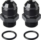10AN Male Flare to 8AN ORB O-ring Boss Fuel Pump Rail Adapter Fitting Aluminum by Podavelle