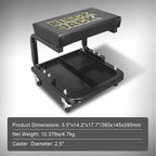 Torin Rolling Creeper Seat, Padded Mechanic Stool - Image 5