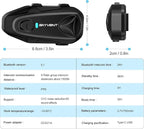 Q4 Motorcycle Bluetooth Communication System Headset Intercom, 4 Riders 1500m - Image 7