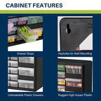 Akro-Mils 26-Drawer Plastic Drawer Storage Cabinet - Image 4