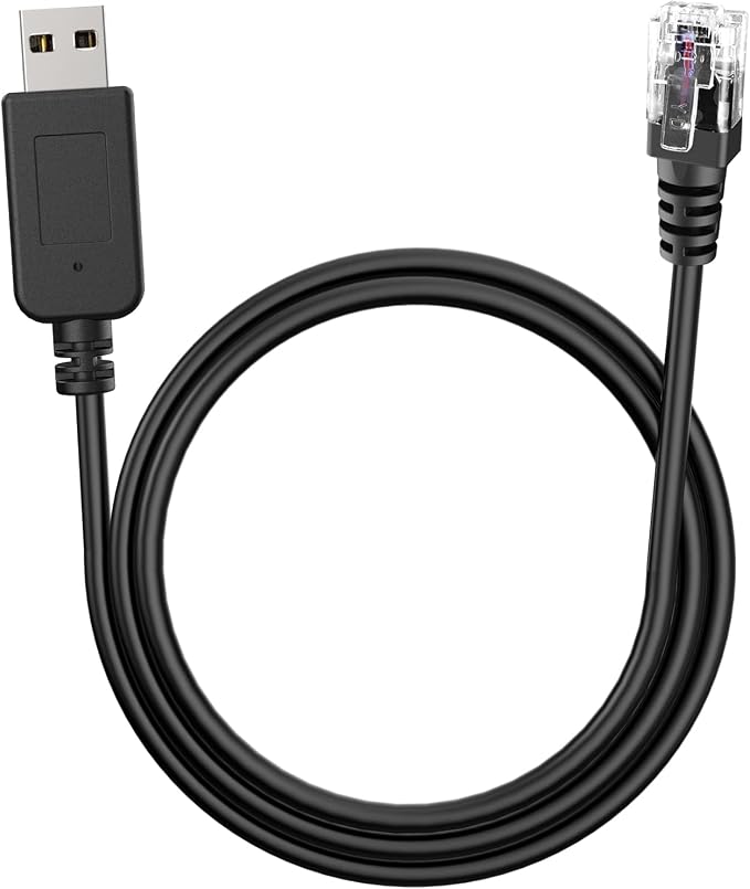 Radar Detector Cable, USB to RJ11 Plug Cable, by Jsvecip
